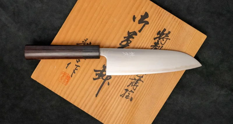 TSUNEHİSA SANTOKU BLACK-170MM